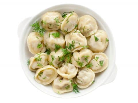 Пельмені з куркою (ручної ліпки) 250 гр